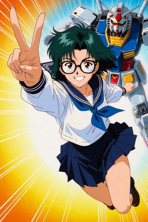 90sanimeaesthetic, 1990s Style, Retro, Retro Artstyle. A 19-...