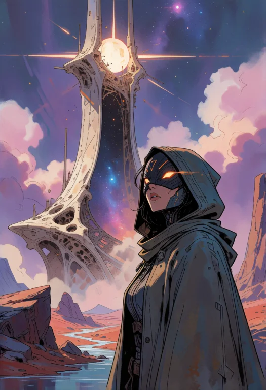 A Fusion Of Painterly Fantasy Illustration And Clean Line Ar...