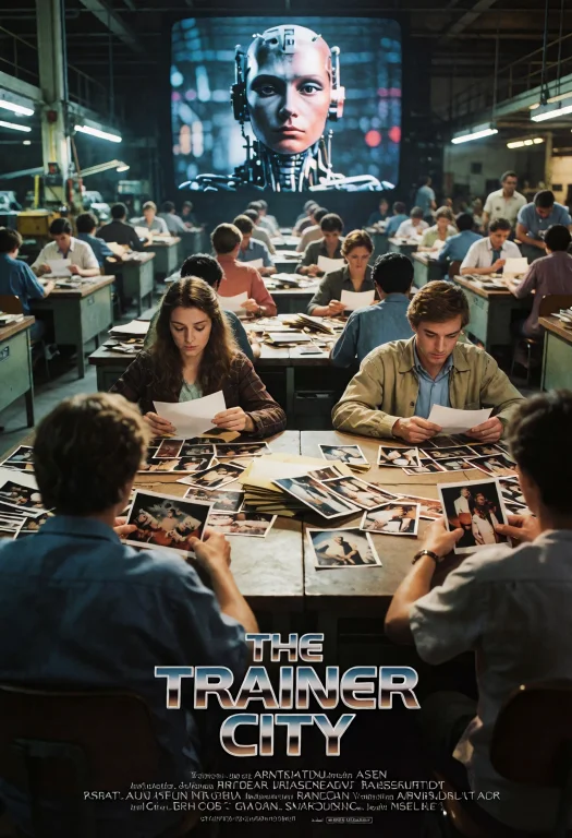 80sm0v13p0st3r,a Poster For A 1980s Dystopian Sci-fi Film Ti...