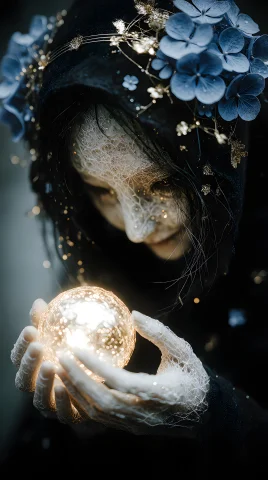 Zidiusart, Close-up Portrait Of A Mystical, Ethereal Creepy... — Stable Diffusion AI Prompt: zidiusArt, close-up portrait of a mystical, ethereal creepy japanese ghost, haun...