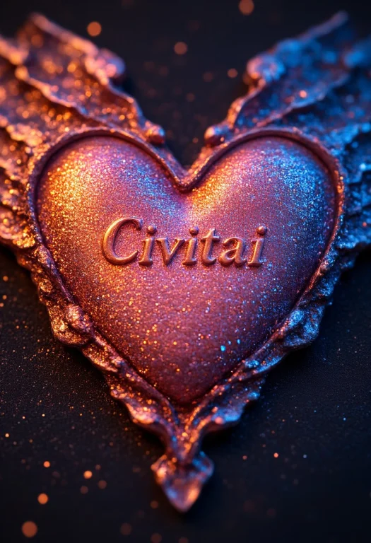 A Beautifully Crafted, Heart-shaped Sign Of Love, Designed S...
