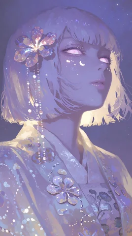 Stable Diffusion Girl Prompt — Stable Diffusion AI Prompt: 1girl, solo, dreamveil, legendary_human_lineage, mystical_wuxia, long_lavender_h...