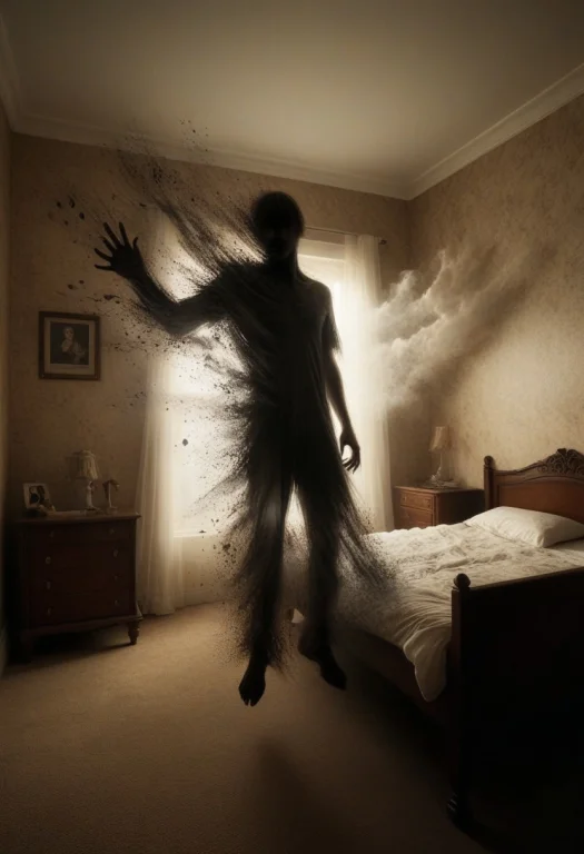 A Captivating Paranormal Photograph, Oddly Tilted Fisheyelen...