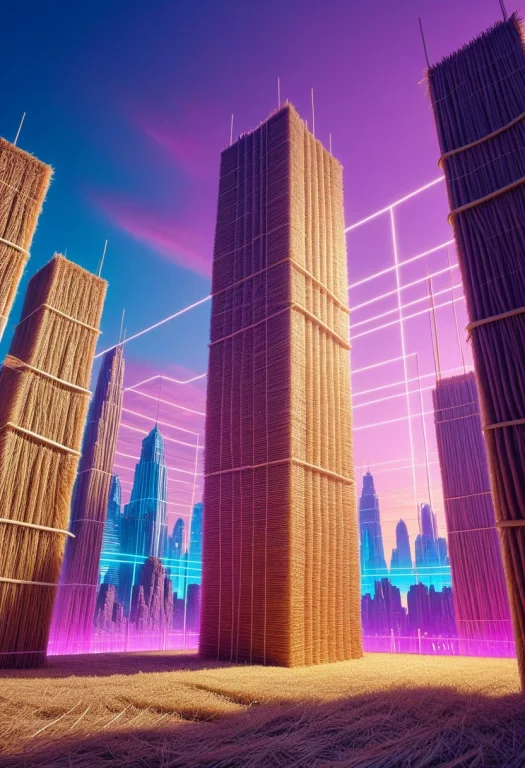 8k, Raw Digital Photo, High Quality, A Colossal Skyscraper M...