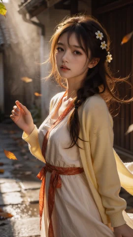 Ryouko Fueguchi, Masterpiece, Best Quality, Ultra-detailed,... — Stable Diffusion AI Prompt: 笛口凉子(Ryouko Fueguchi),电影感私房肖像、感性优雅、戏剧性光影、微妙欲望、东方情...