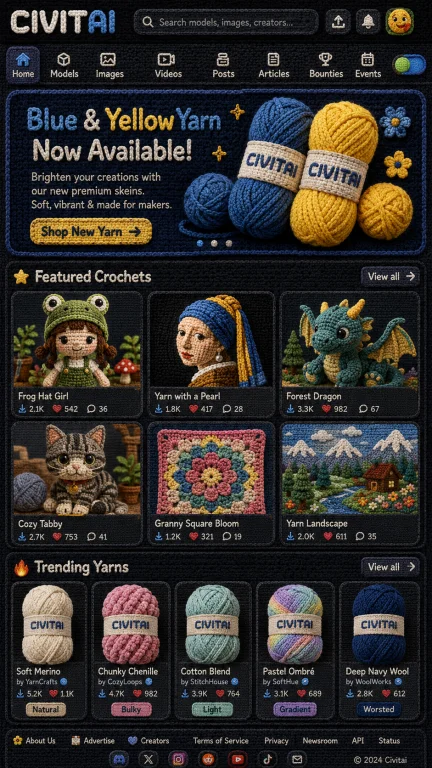 Can You Make Me A Picture Of How The Civitai.com Frontpage W...