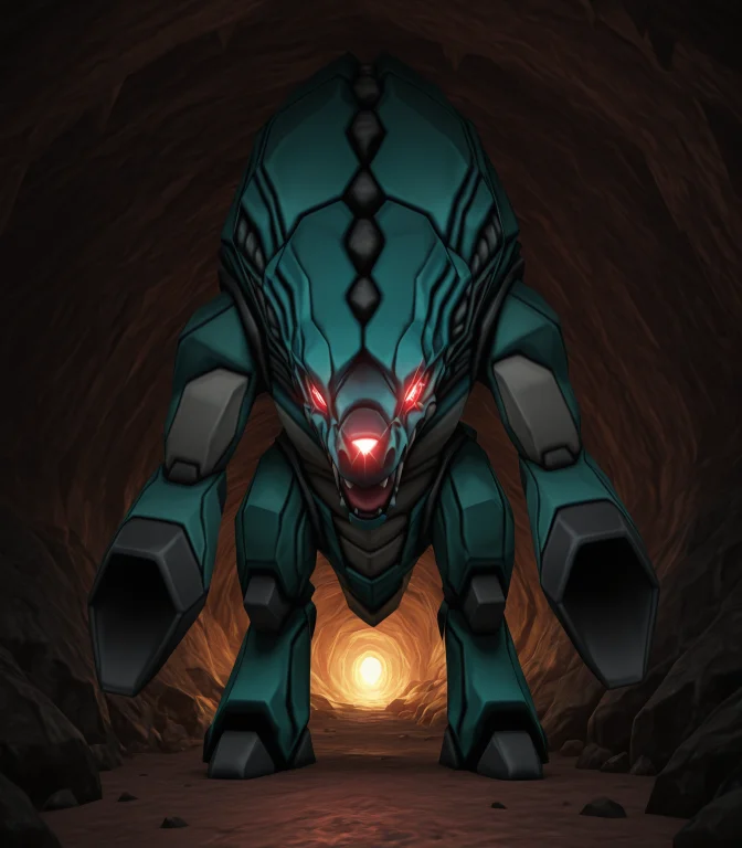 1other, Solo, Garilf, Glowing Eye, Biped, Standing, Looking...