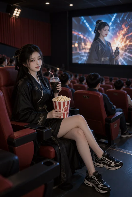 Cinema Lifestyle Photography Of A Modern-day Guzhuang Cospla...