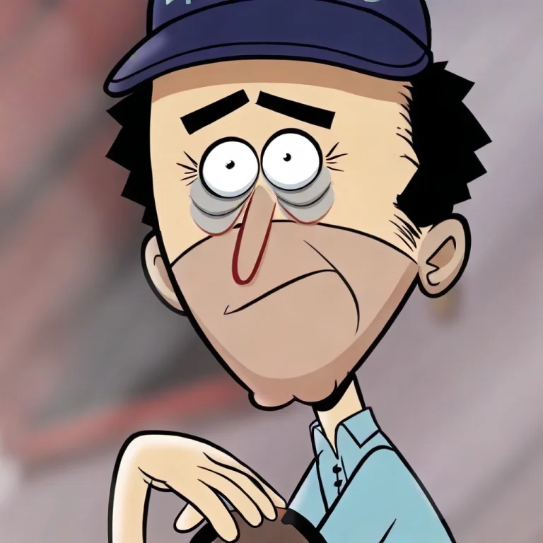 Hotdiggedystyle, Close-up Portrait Of A Cartoon Character Sm...