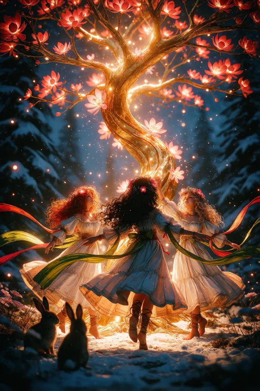 Ta86inkriot, Thin Black Outlines, A Magical Ethereal Illustr...
