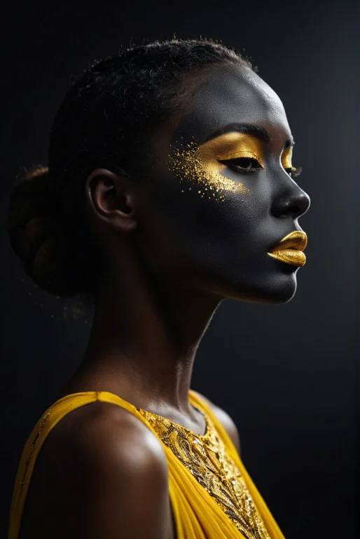 Film Grain,ultrarealistic 4k,photoartstyle,yellow And Black,...