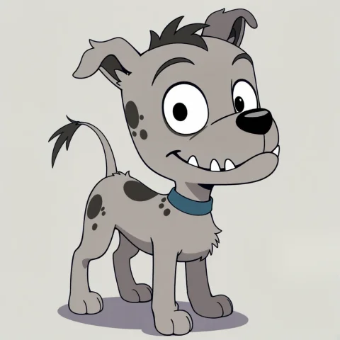 Freddypp, Solo, 1boy, Feral, Furry, Dog, Grey Fur, Two-toned... — Stable Diffusion AI Prompt: Freddy(PP), solo, 1boy, feral, furry, dog, grey fur, two-toned fur, spotted fur,...