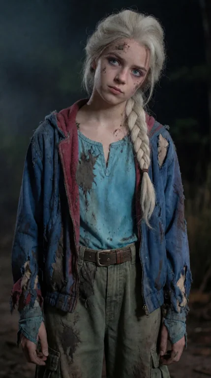 80shorror. 20 Years Old Girl With Elsas Hairs, White Braid H...
