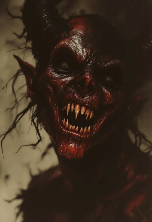 Grainy , Sepia , Creepy Setting . Creepypasta - Hellish Demo...