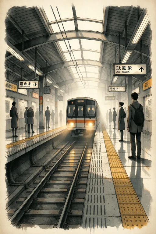 Strangedaal. Subject An Underground Metro Station, An Arrivi...