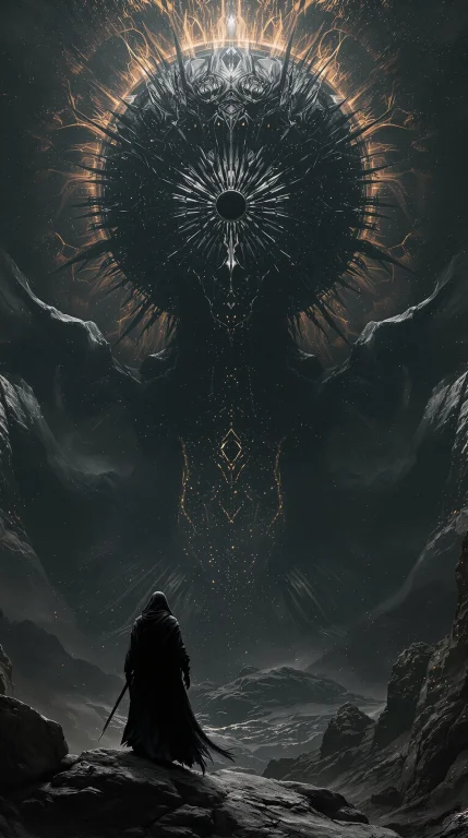 Black Sun, A Splendid Matte Painting By Nekro