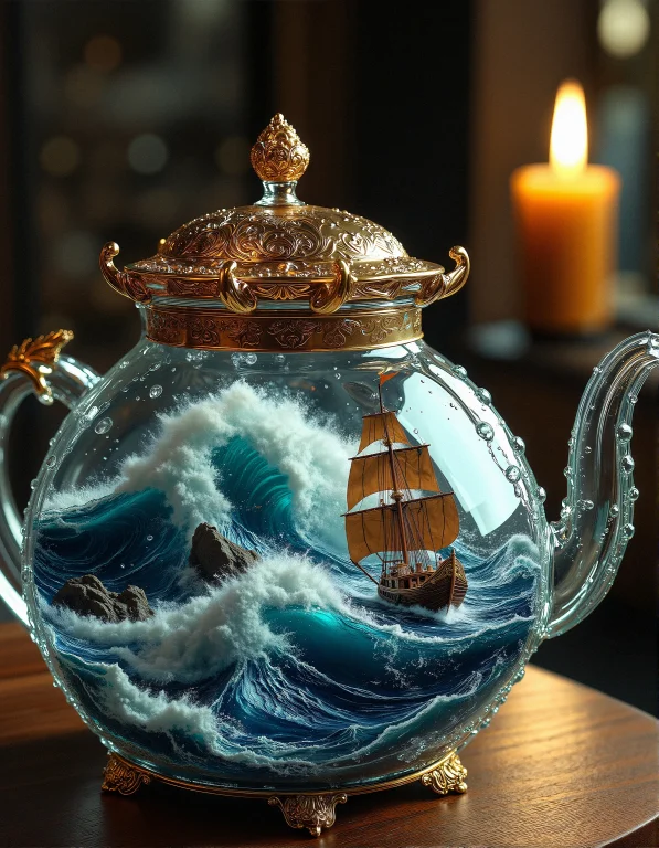 Surreal, Hyper-detailed, Aidmamj6.1, A Surreal And Intricate...