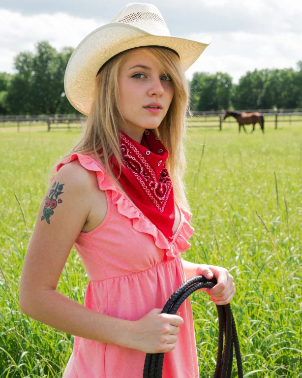 Photograph Of A Young Caucasian Punk Rock Young Woman With L...