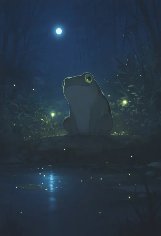Masterpiece,best Quality,amazing Quality, 1frog, Green Eyes,...
