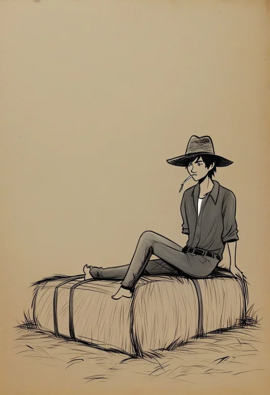 Madeofstraw, Straw Texture, Field, Hay Bale, Scarecrow