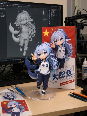 3d Pvcqwenimage2.1,huawei3d3dpvc3d — Stable Diffusion AI Prompt: 补全主体的躯体，保持姿势和面部特征不变，将主体变成一个写实的3d pvc手办，在手办的...