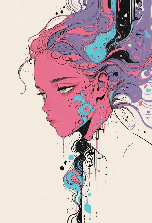 Embeddingillustriousstylelazypos, 1girl, Solo, Simple Backgr...