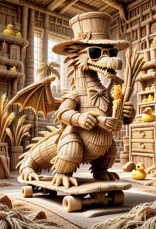 Made Of Straw Masterpiece, Best Quality, Highly Detailed, Dr...