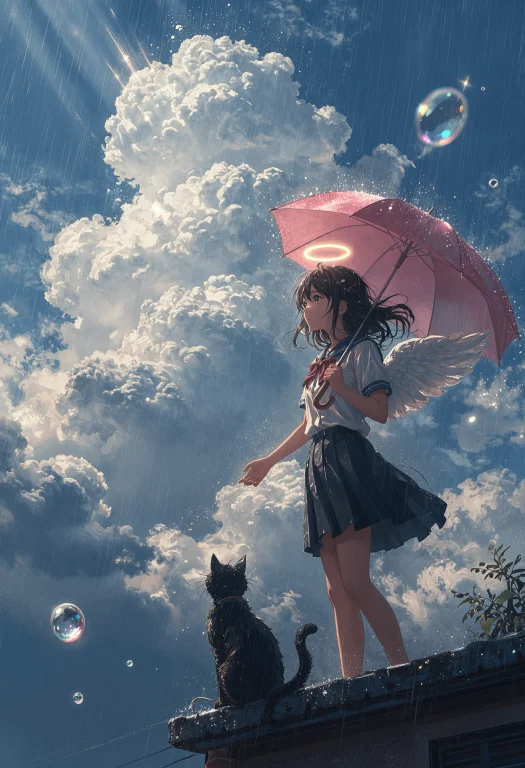 杰作,最佳画质,超精细,8K 分辨率,唯美二次元插画,治愈系动...
