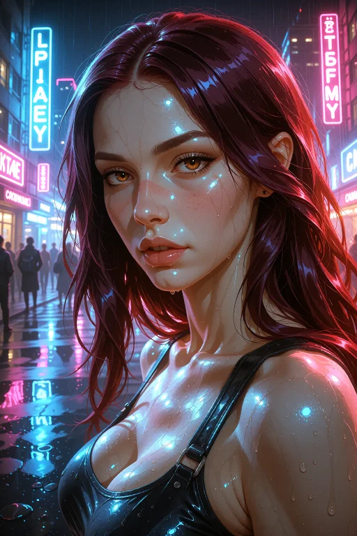 Anime Style Digital Painting. - . , . ....