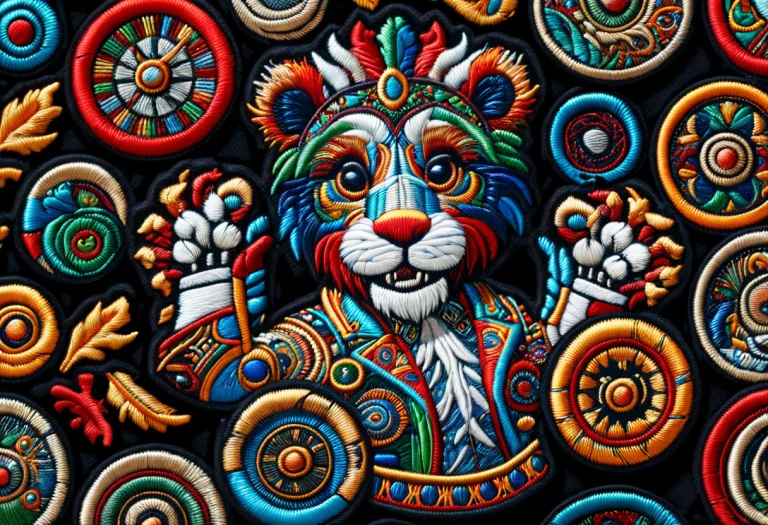 Ral-embroideredpatch, The King Of The Animals Reduced To A P...