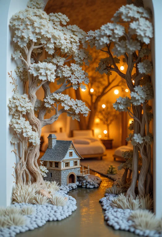 This Is A Photograph Of An Artistic Scene Crafted Solely Fro...