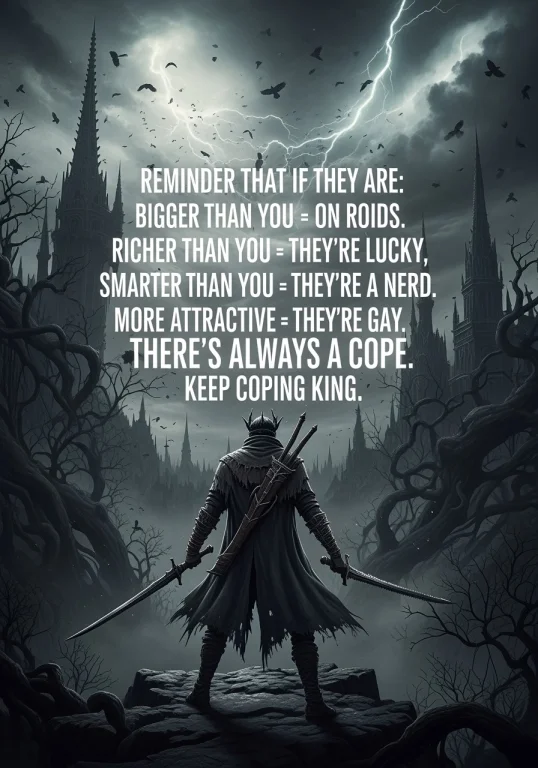 A Dark Fantasy Cinematic Scene Showing The Back Of A Hunter-...