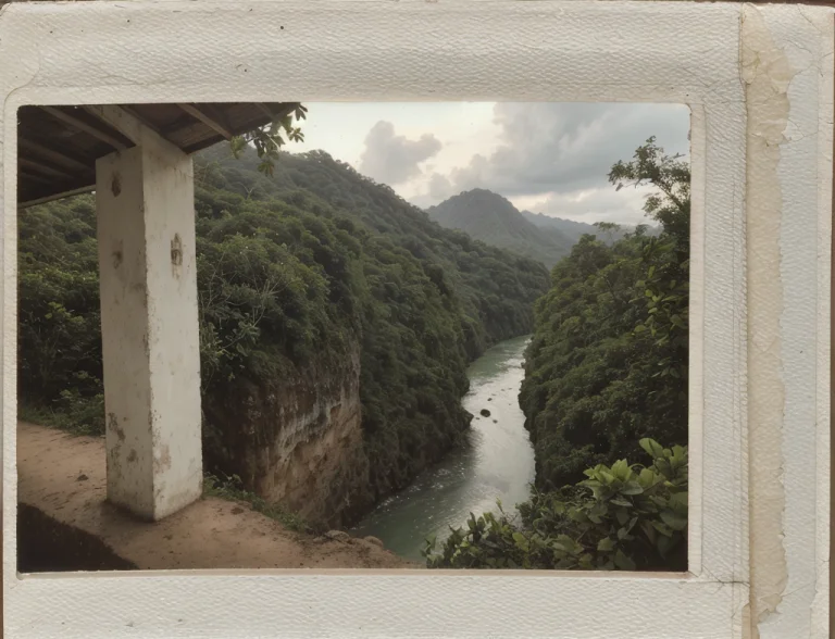 Analogue Film Photo Faded Polaroid Photo, , Analog, Old Fade...