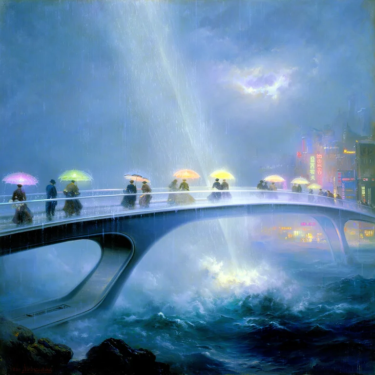 R1536f2daivaz Panoramic Painting By Ivan Aivazovsky, Sleek F...