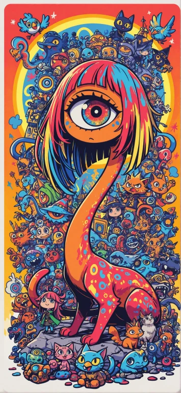 Masterpiece, Best Quality, Good Quality, Graffiti Style, Bre...