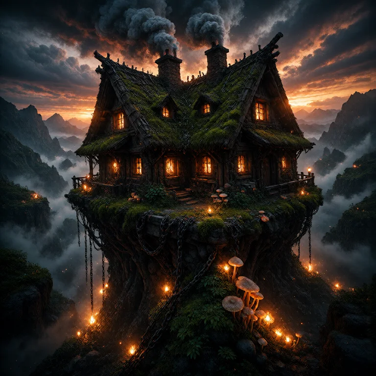 A Meticulously Detailed Cinematic Concept Art Piece Captures...