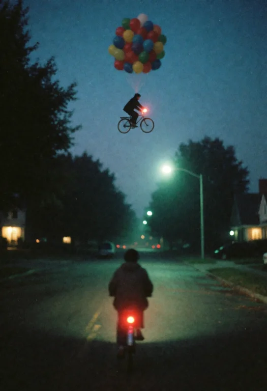Darkdreamcorestyle, A Surreal Analog Photograph Of A Quiet S...