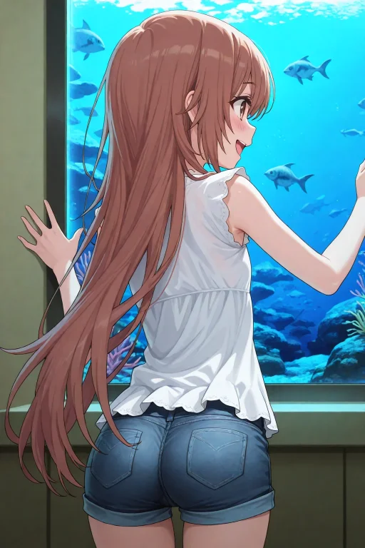 Masterpiece, Best Quality, 1girl, Solo, Facing Away, Blush,...