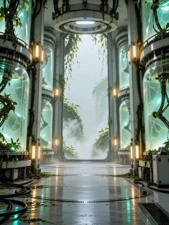 Csbf, St01, Abandoned Futuristic Biotechnology Laboratory Co...