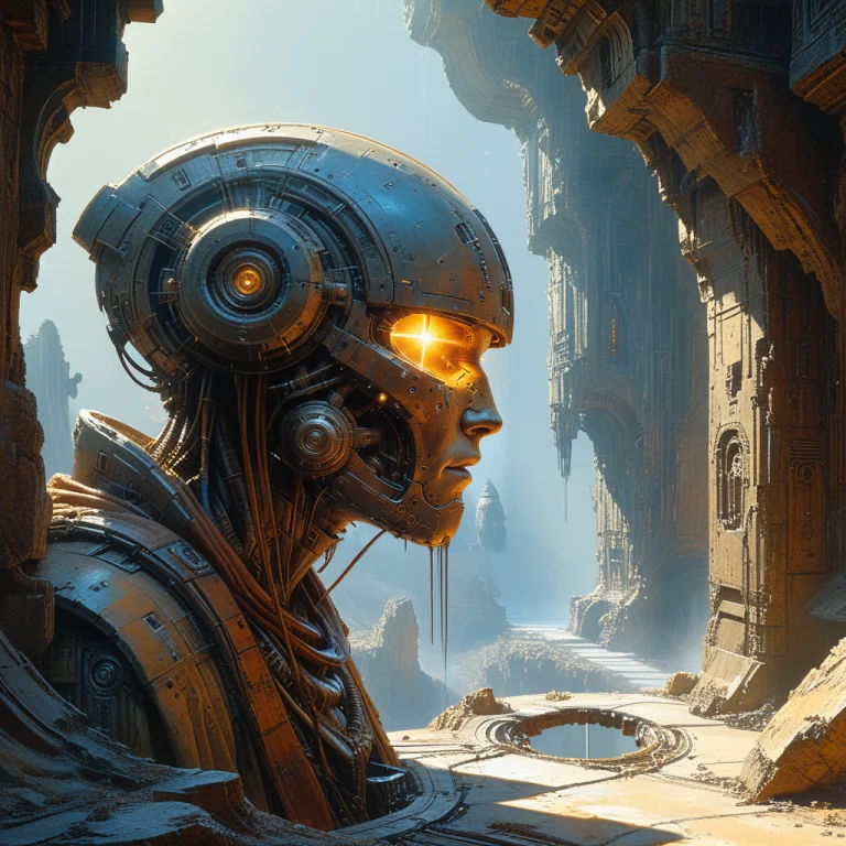 Dwarven Ruins, Rusty Iron Mechanisms, Rusty Dead Robot, Eye,...