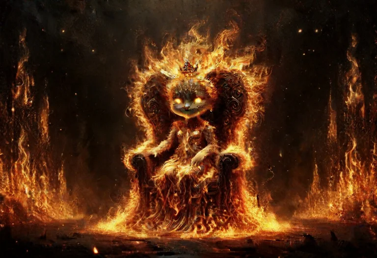 Lazypos, Flamestyle, Startfire, Regal Cat, Sitting On Throne...