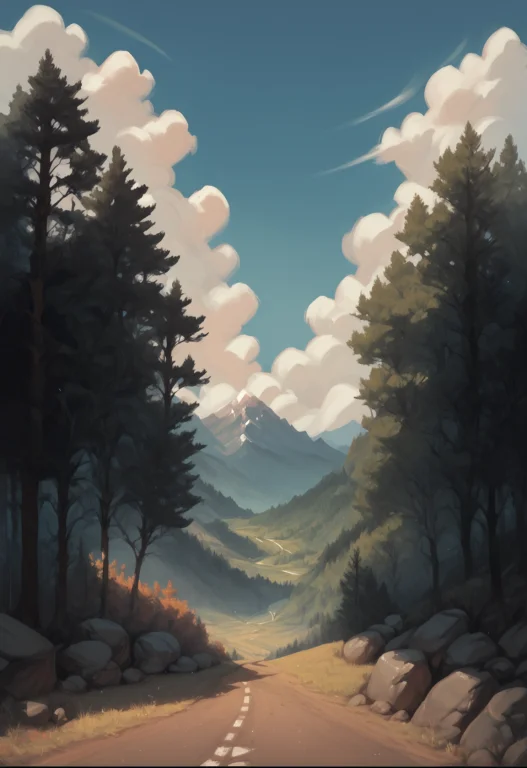 Outdoors, Scenery, No Humans, Cloud, Mountain, Sky, Tree, Na...