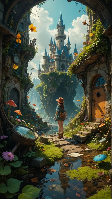 Fairy Detective Solving Whimsical Mysteries. Weird Unique Po...