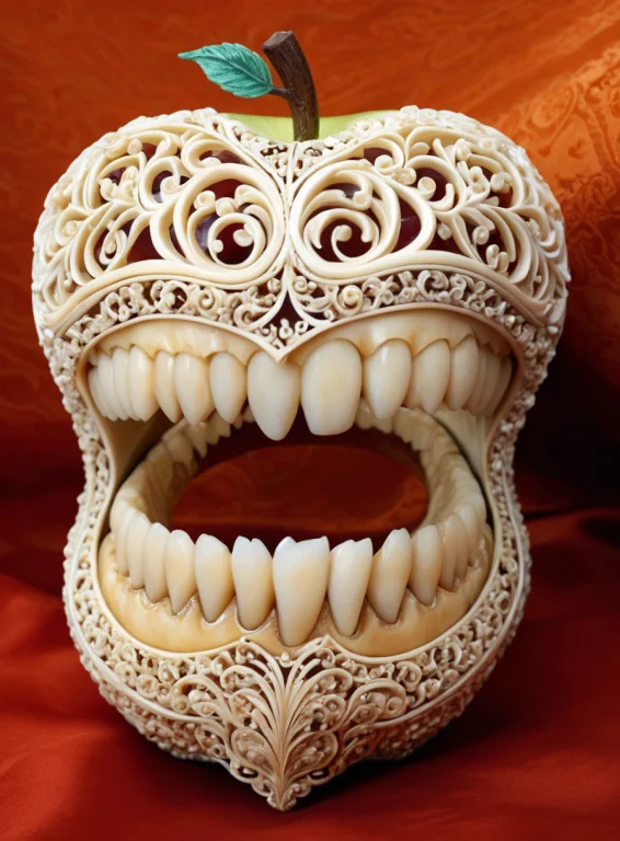 Teeth, Lorateef-morph-sdxl0.85 Toothy, Apple Madeofteef1.1,m...