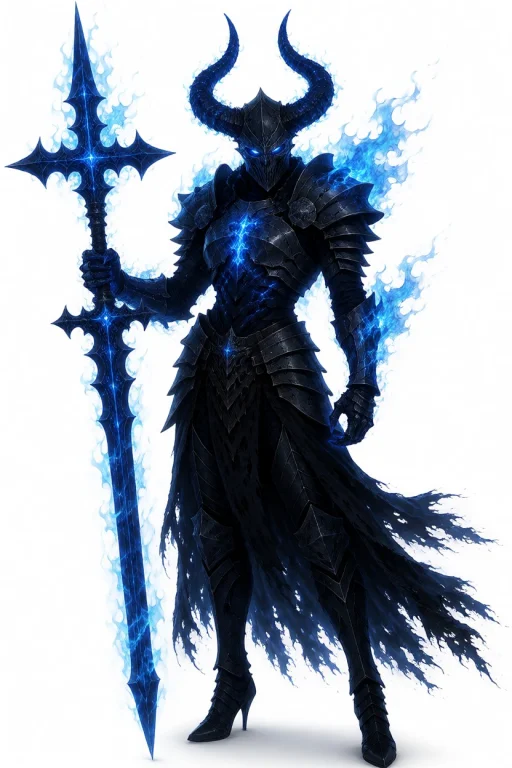 ,armor, Weapon, Horns, Solo, White Background, Shoulder Armo...