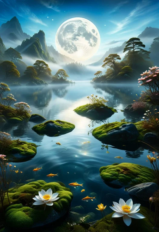 In A Stained Glass Style, Envision A Slumbering Dreamweaver...