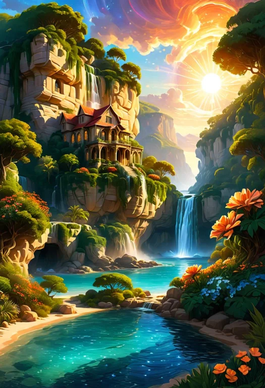Incorporate The Style Of Bec Winnel Into A High-resolution,...