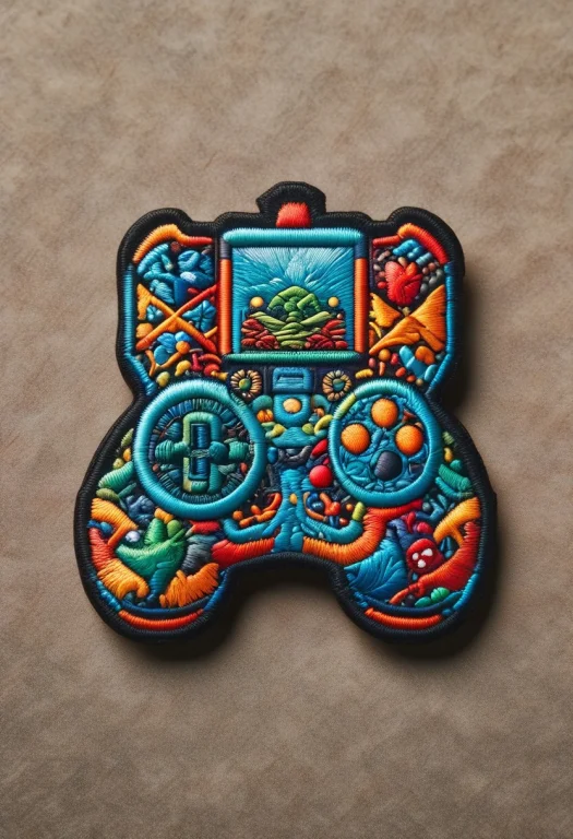 Ral-embroideredpatchc ,.embroidered Patch Of, Video Game