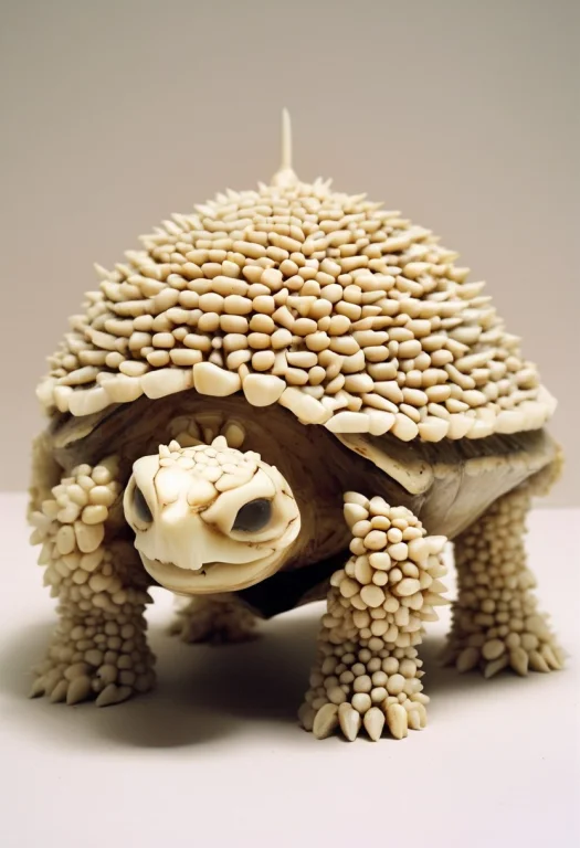 Madefromteef, Polaroid Photograph, Turtle Figurine Made Out...
