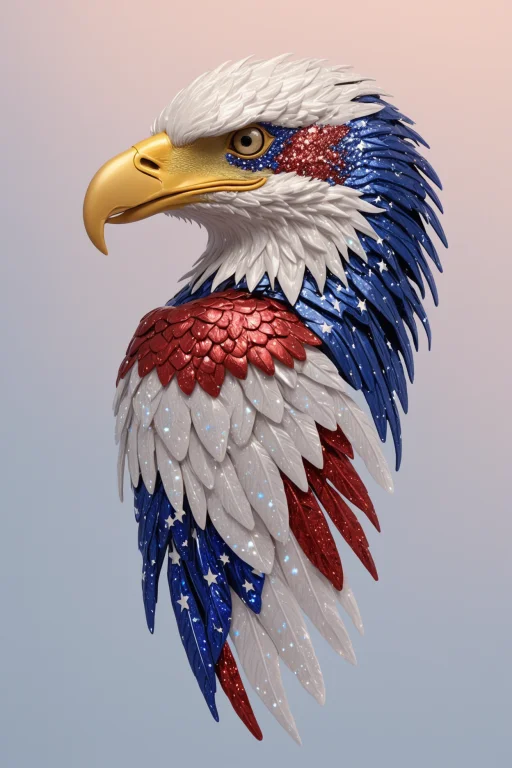 American Eagle, Red White And Blue, Patriotism, America, Gun...